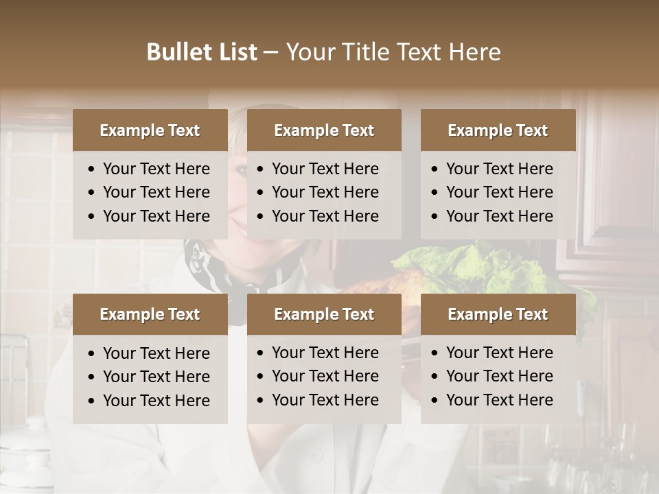 Uniform Kitchen Chef PowerPoint Template