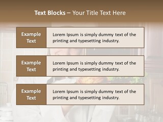 Uniform Kitchen Chef PowerPoint Template