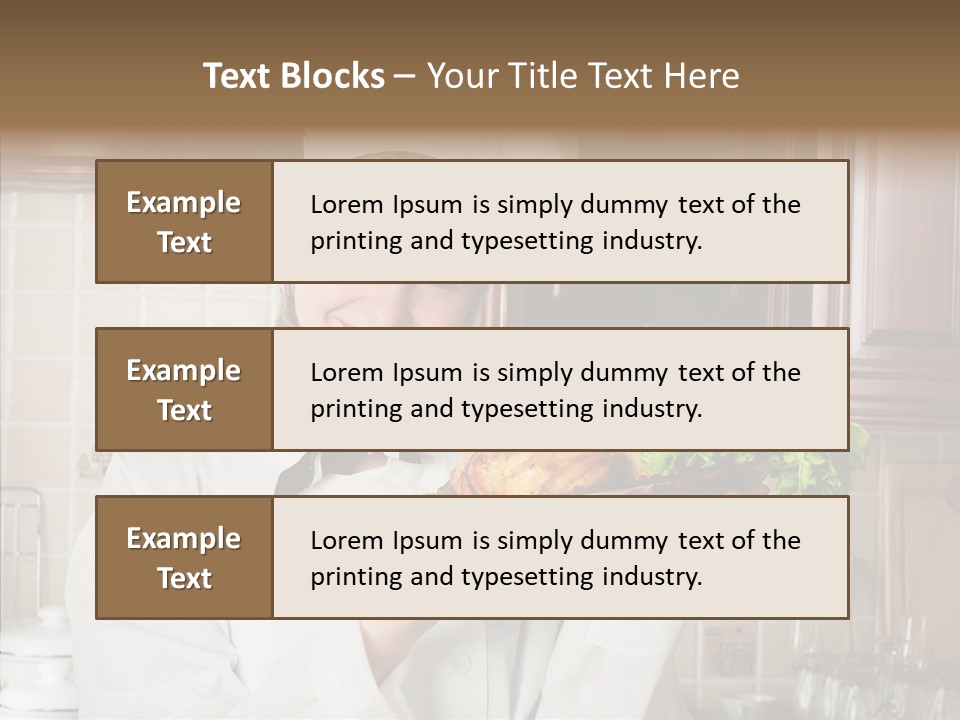 Uniform Kitchen Chef PowerPoint Template