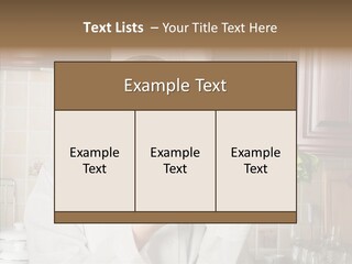 Uniform Kitchen Chef PowerPoint Template