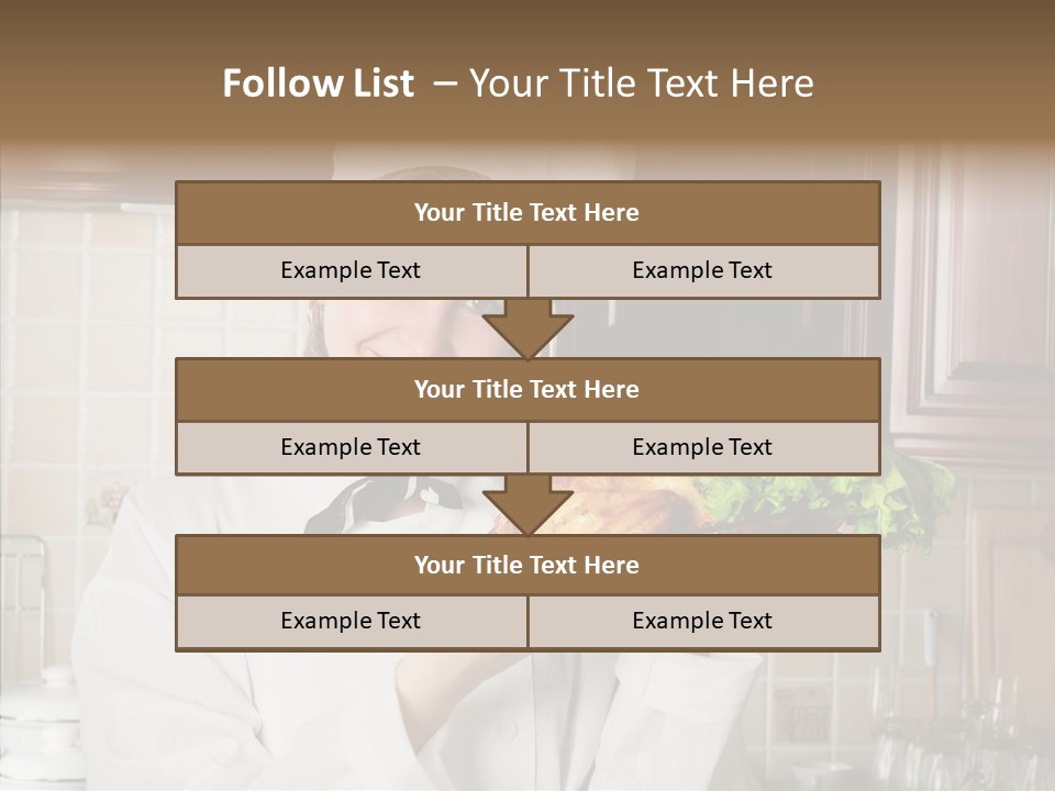 Uniform Kitchen Chef PowerPoint Template