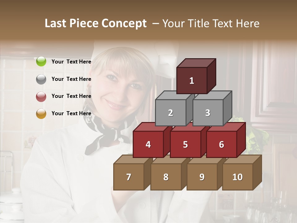 Uniform Kitchen Chef PowerPoint Template