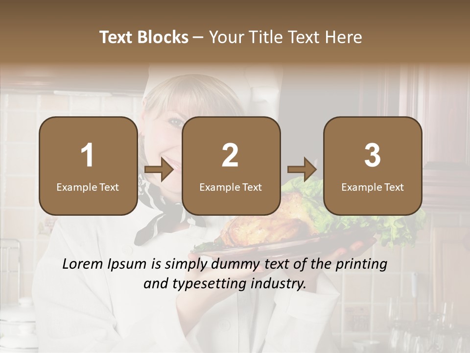 Uniform Kitchen Chef PowerPoint Template