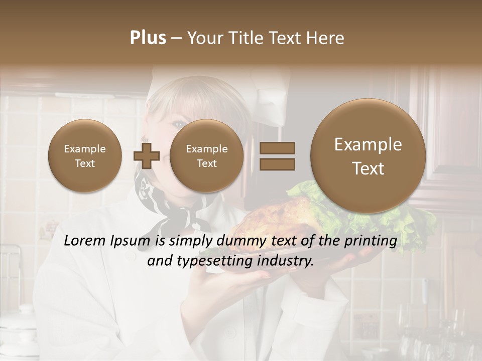 Uniform Kitchen Chef PowerPoint Template