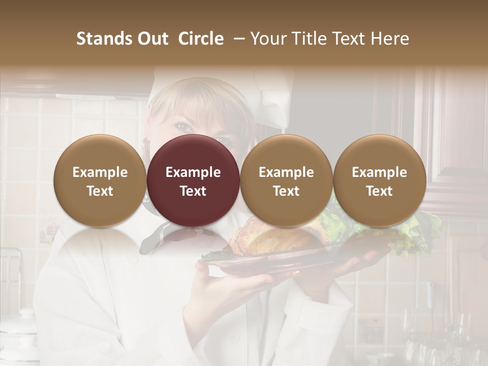 Uniform Kitchen Chef PowerPoint Template