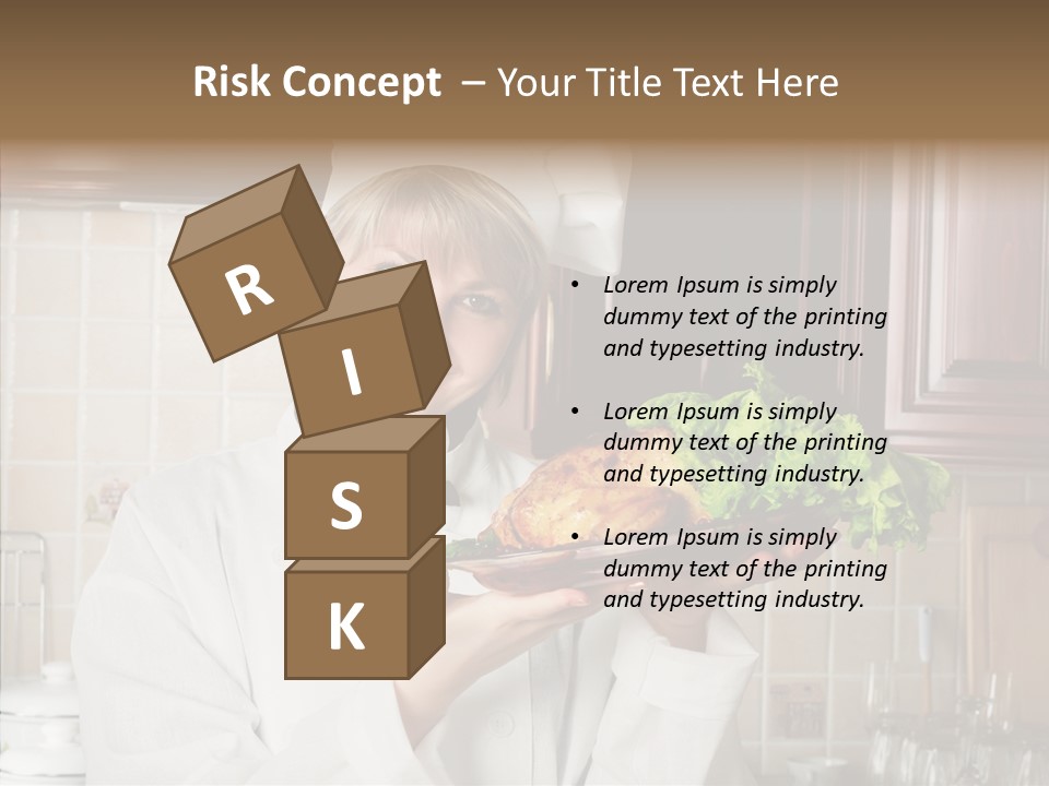 Uniform Kitchen Chef PowerPoint Template