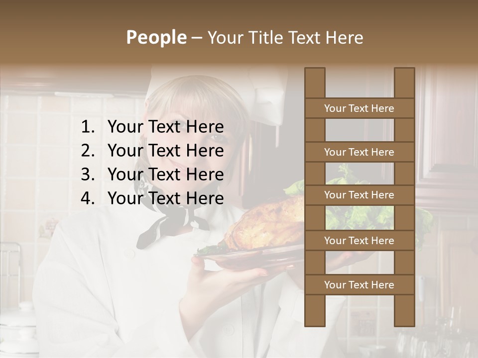Uniform Kitchen Chef PowerPoint Template
