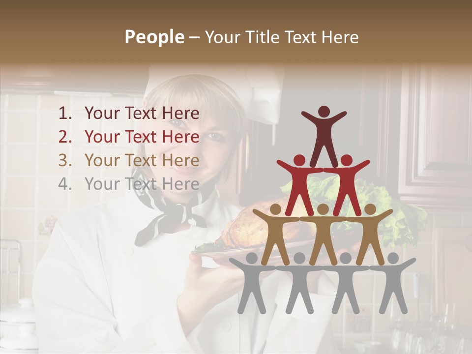 Uniform Kitchen Chef PowerPoint Template