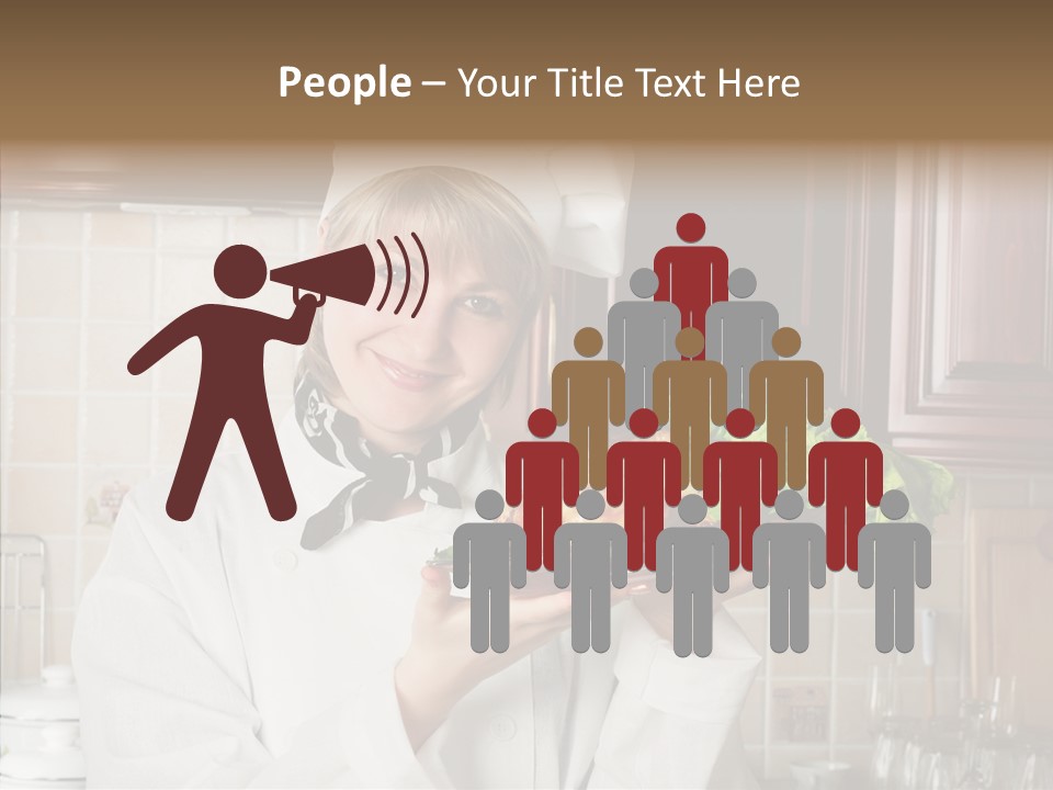 Uniform Kitchen Chef PowerPoint Template