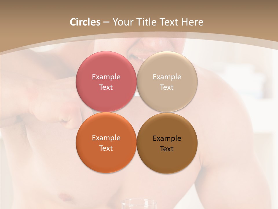 Person Mirror Morning PowerPoint Template