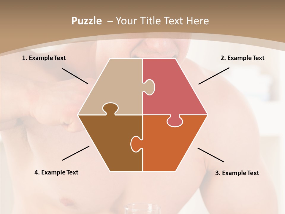 Person Mirror Morning PowerPoint Template