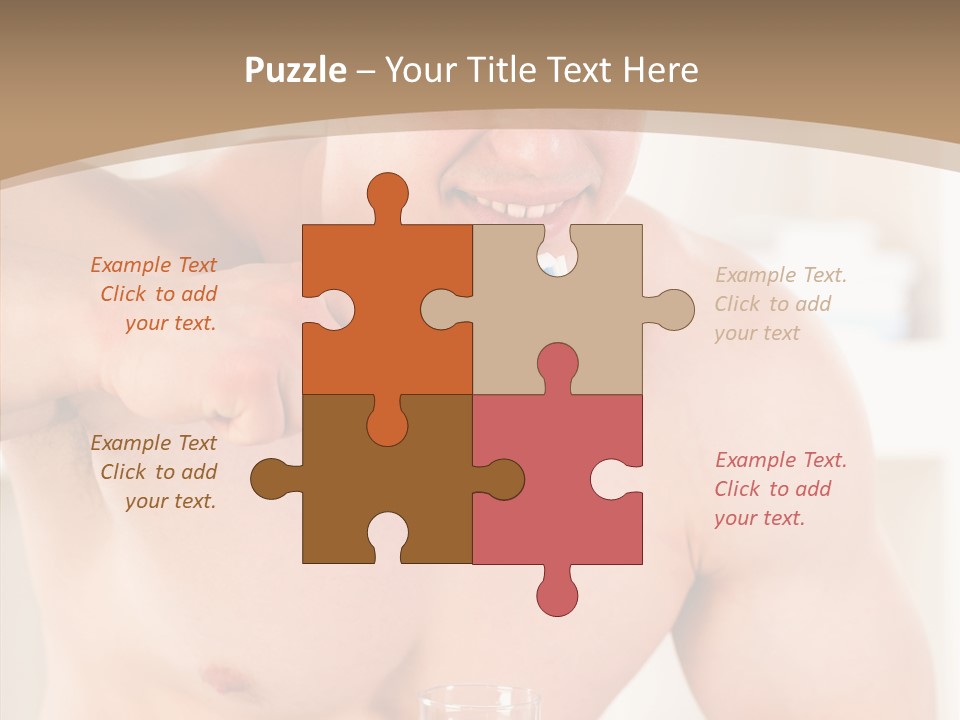 Person Mirror Morning PowerPoint Template