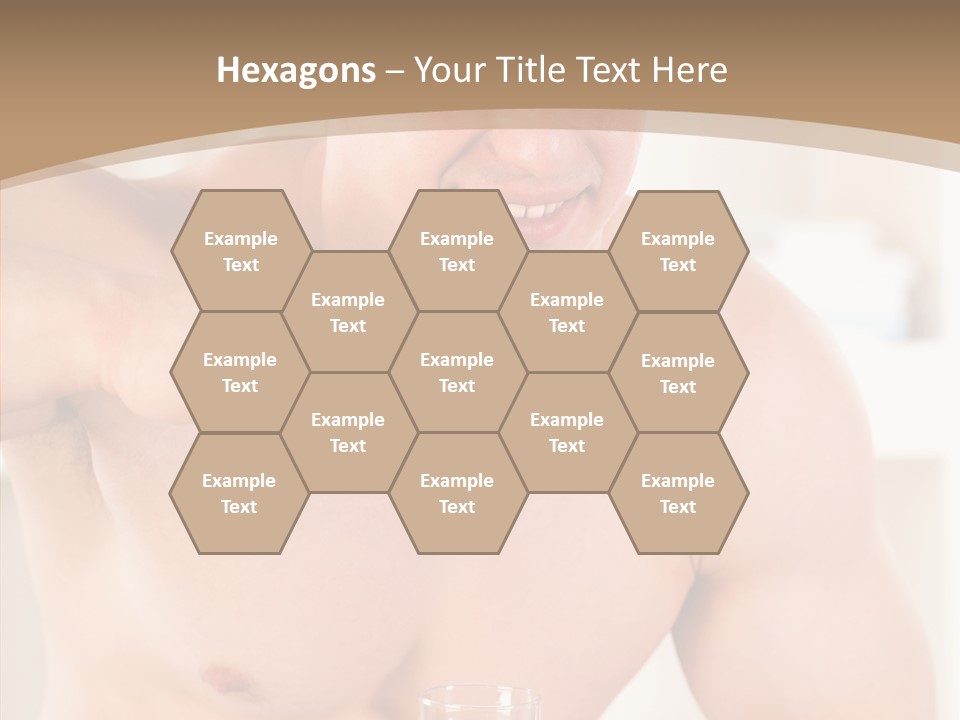 Person Mirror Morning PowerPoint Template