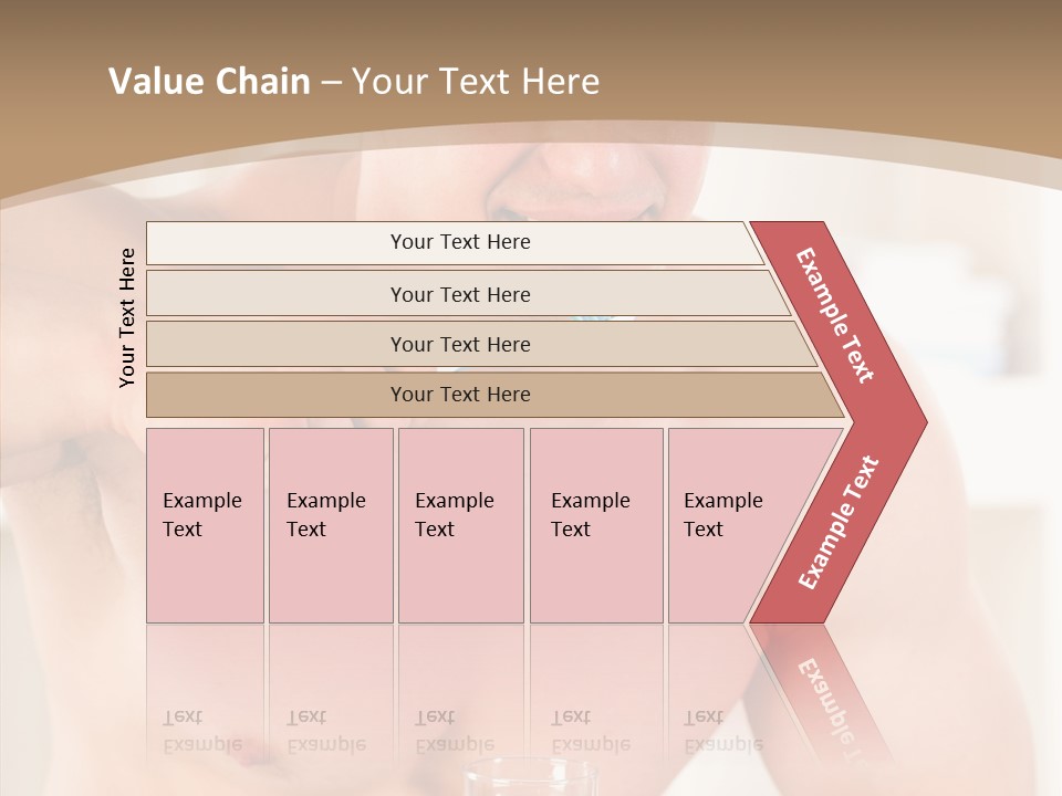 Person Mirror Morning PowerPoint Template