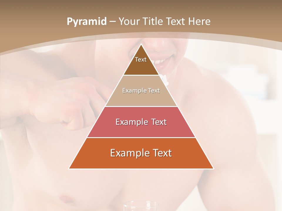 Person Mirror Morning PowerPoint Template