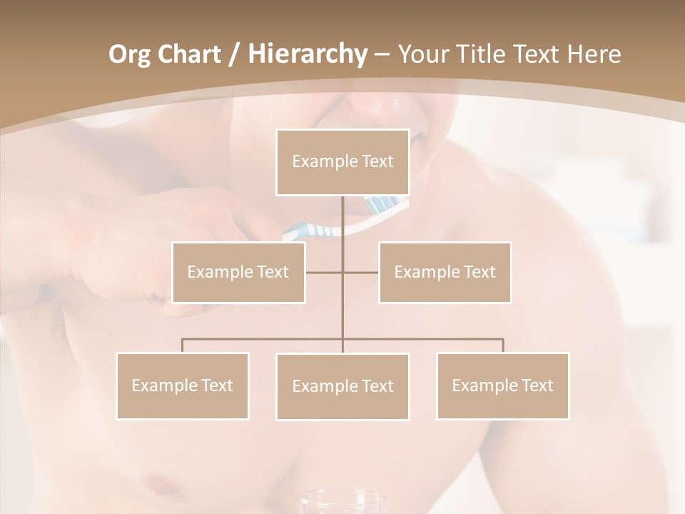 Person Mirror Morning PowerPoint Template