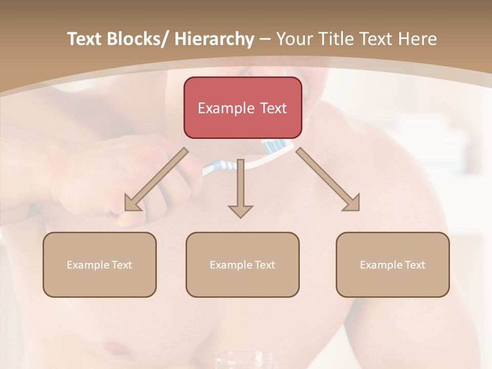 Person Mirror Morning PowerPoint Template