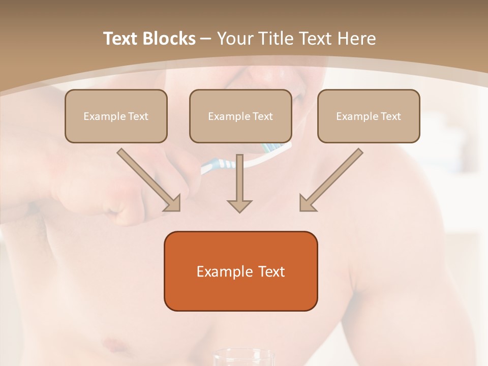 Person Mirror Morning PowerPoint Template
