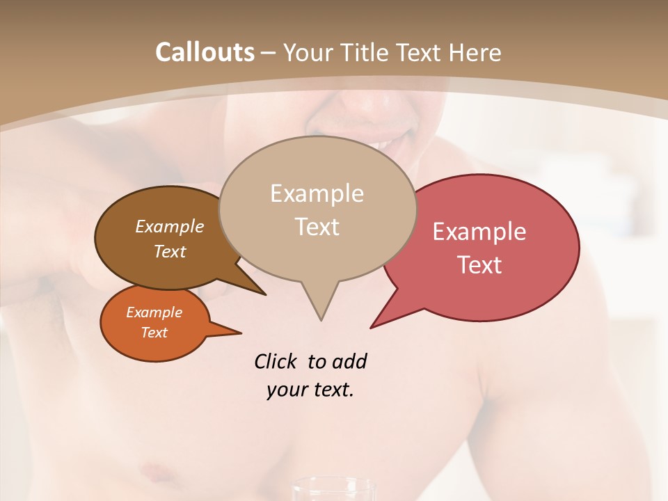 Person Mirror Morning PowerPoint Template