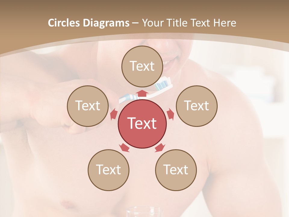 Person Mirror Morning PowerPoint Template