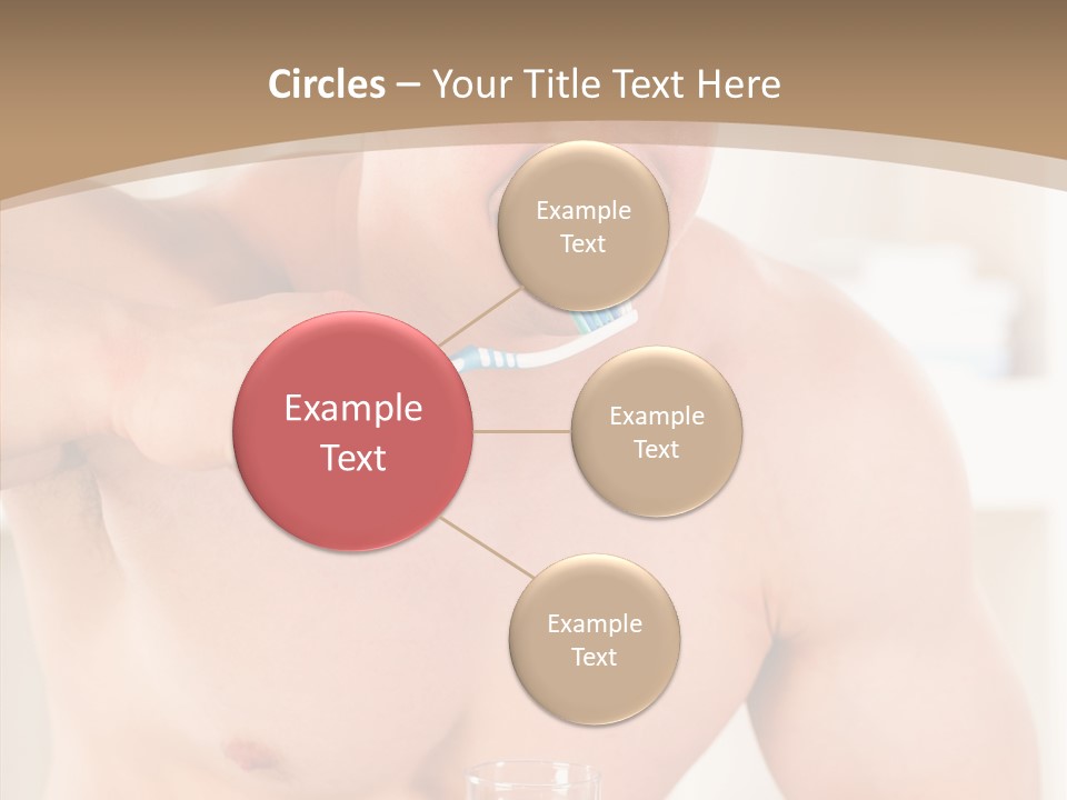 Person Mirror Morning PowerPoint Template