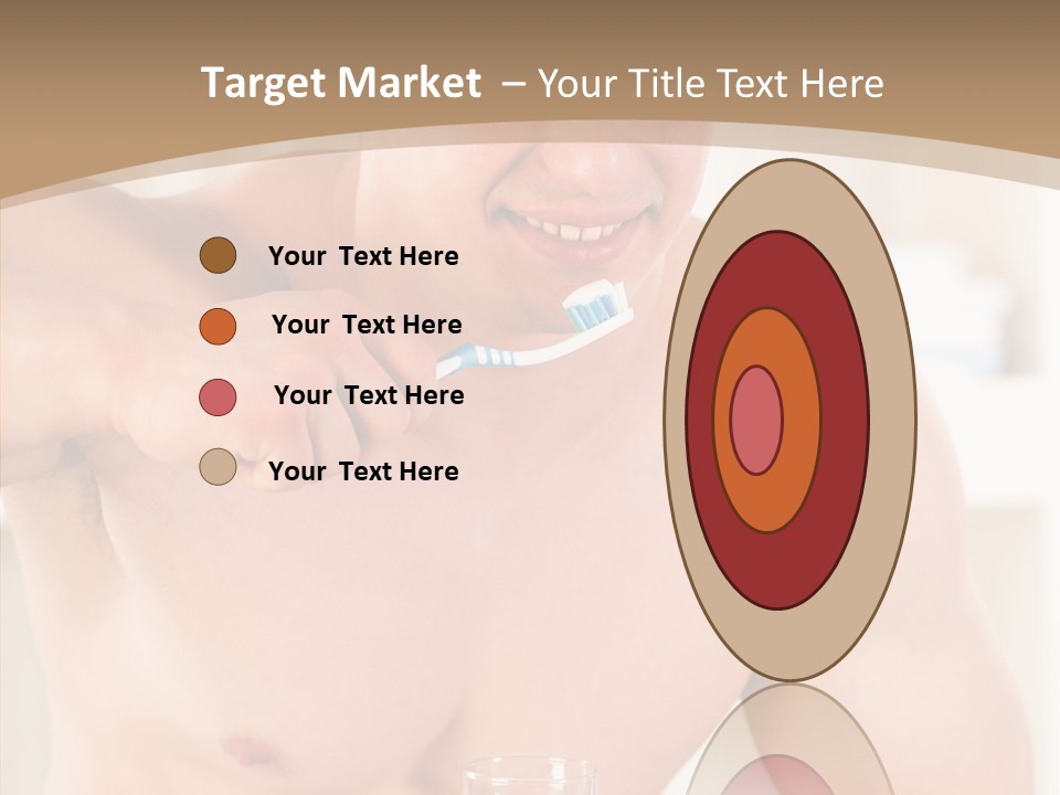 Person Mirror Morning PowerPoint Template