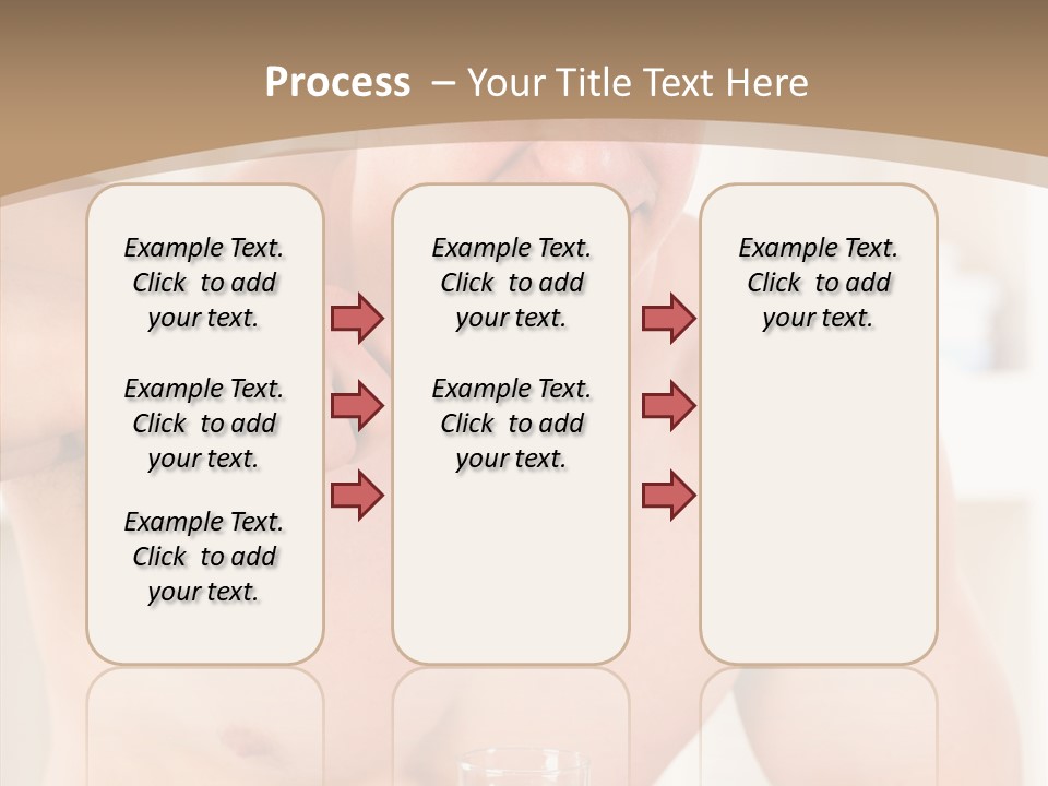 Person Mirror Morning PowerPoint Template