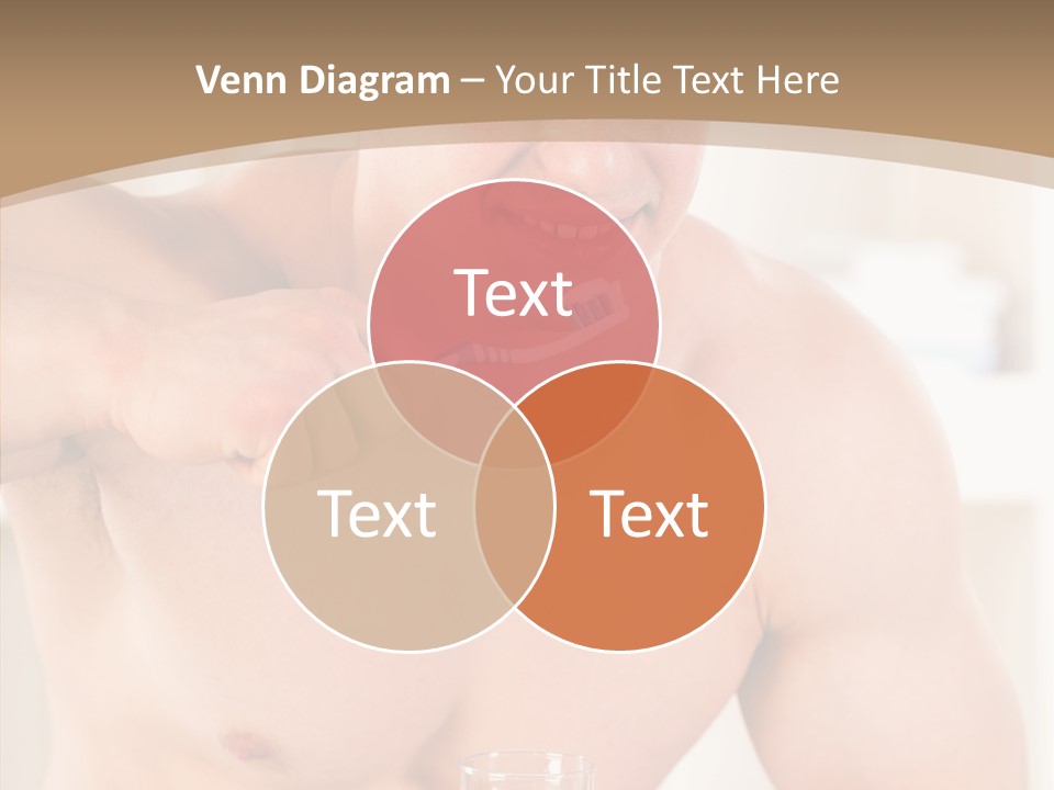 Person Mirror Morning PowerPoint Template