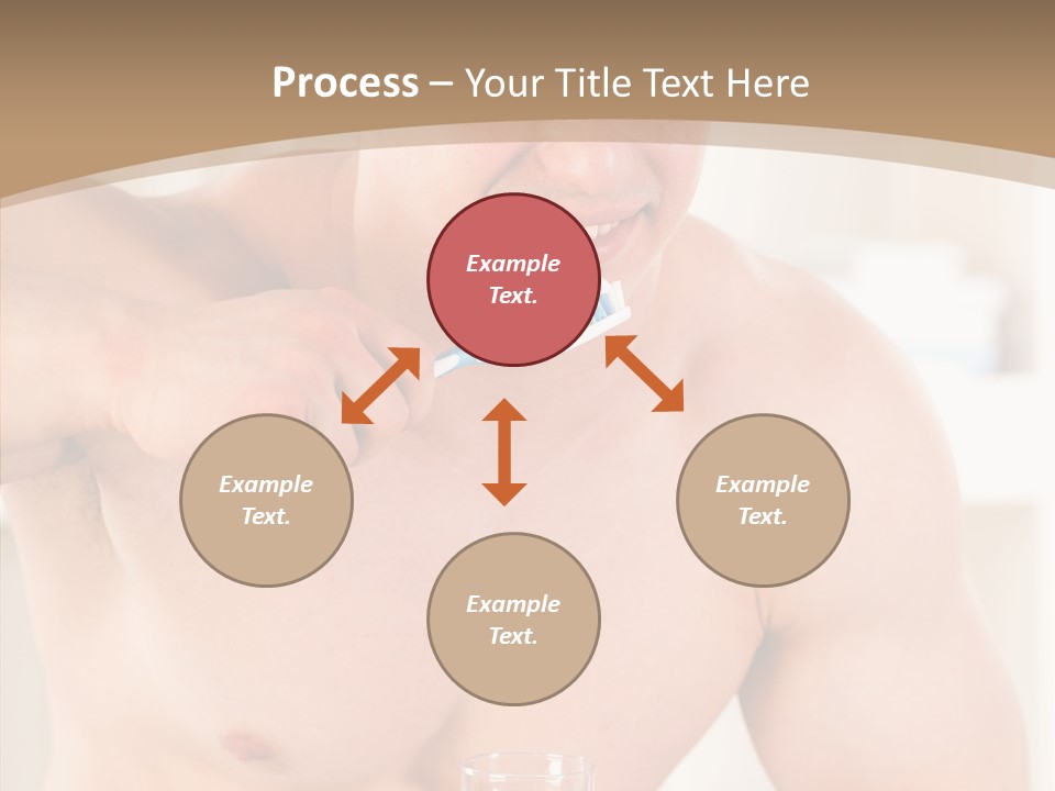 Person Mirror Morning PowerPoint Template