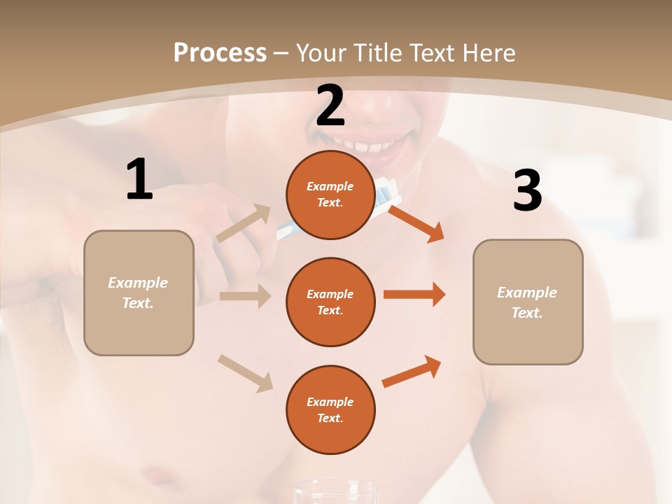 Person Mirror Morning PowerPoint Template