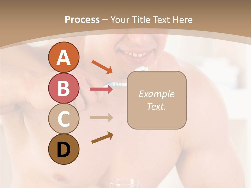 Person Mirror Morning PowerPoint Template