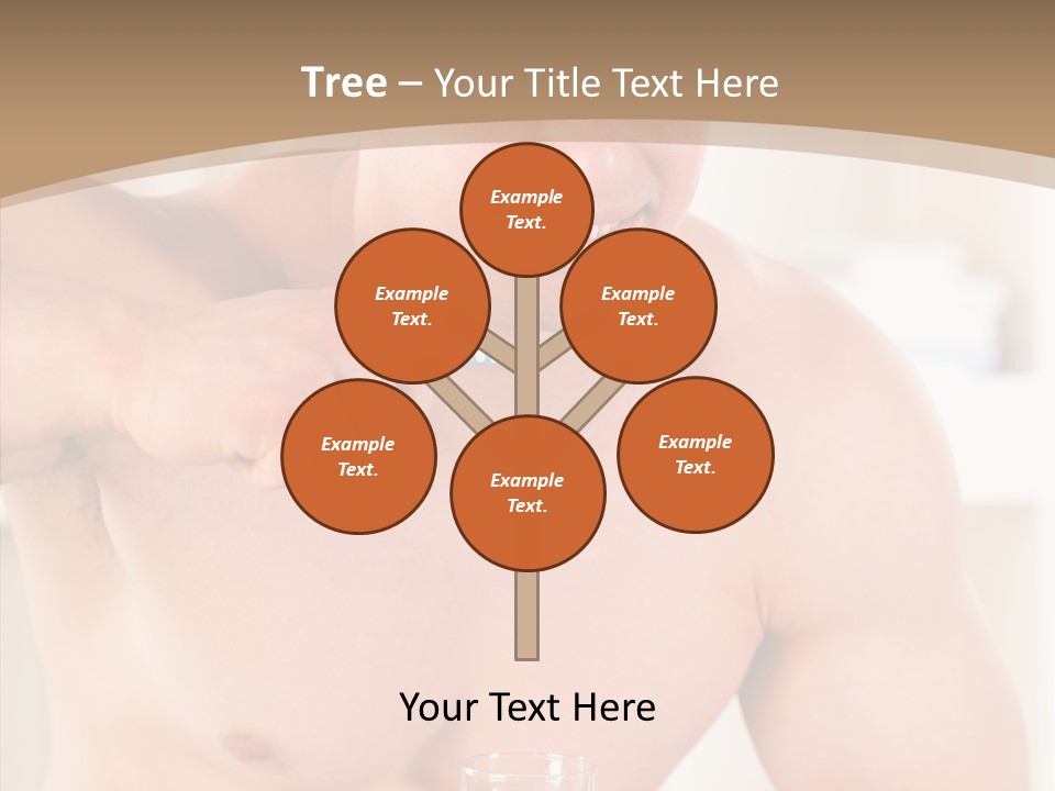 Person Mirror Morning PowerPoint Template