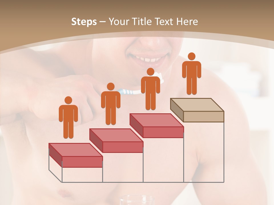 Person Mirror Morning PowerPoint Template