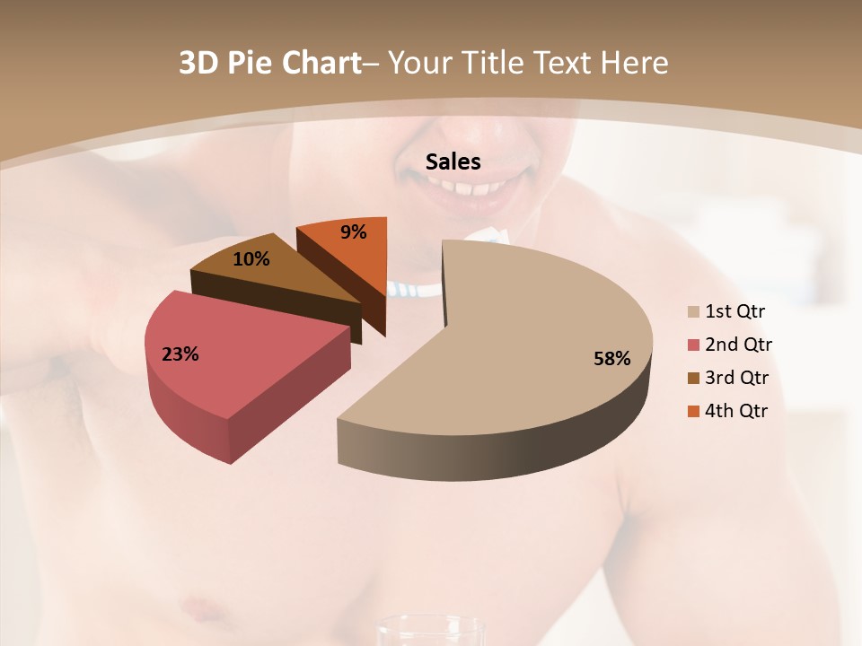 Person Mirror Morning PowerPoint Template