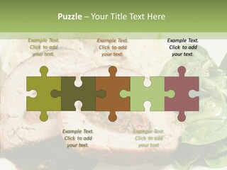 Horseradish Dinner Arugula PowerPoint Template
