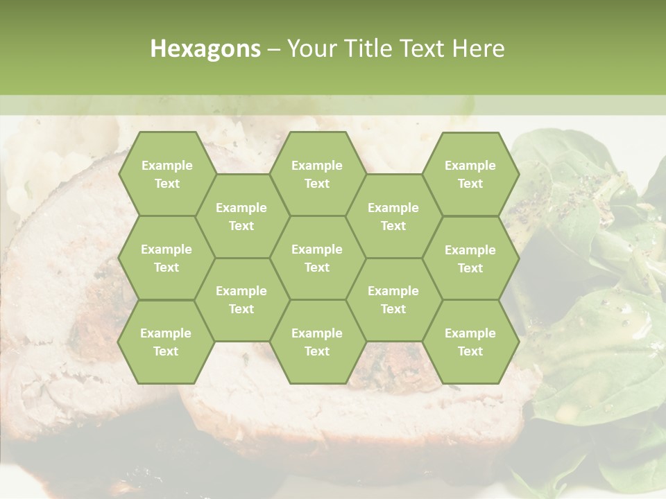 Horseradish Dinner Arugula PowerPoint Template