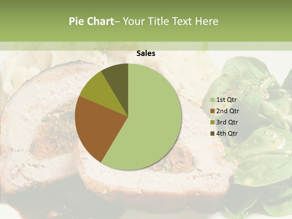 Horseradish Dinner Arugula PowerPoint Template