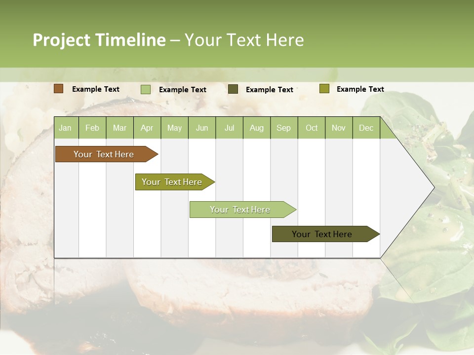 Horseradish Dinner Arugula PowerPoint Template