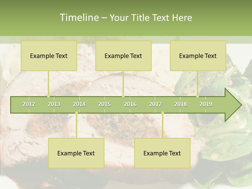 Horseradish Dinner Arugula PowerPoint Template