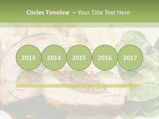 Horseradish Dinner Arugula PowerPoint Template