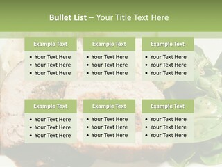 Horseradish Dinner Arugula PowerPoint Template