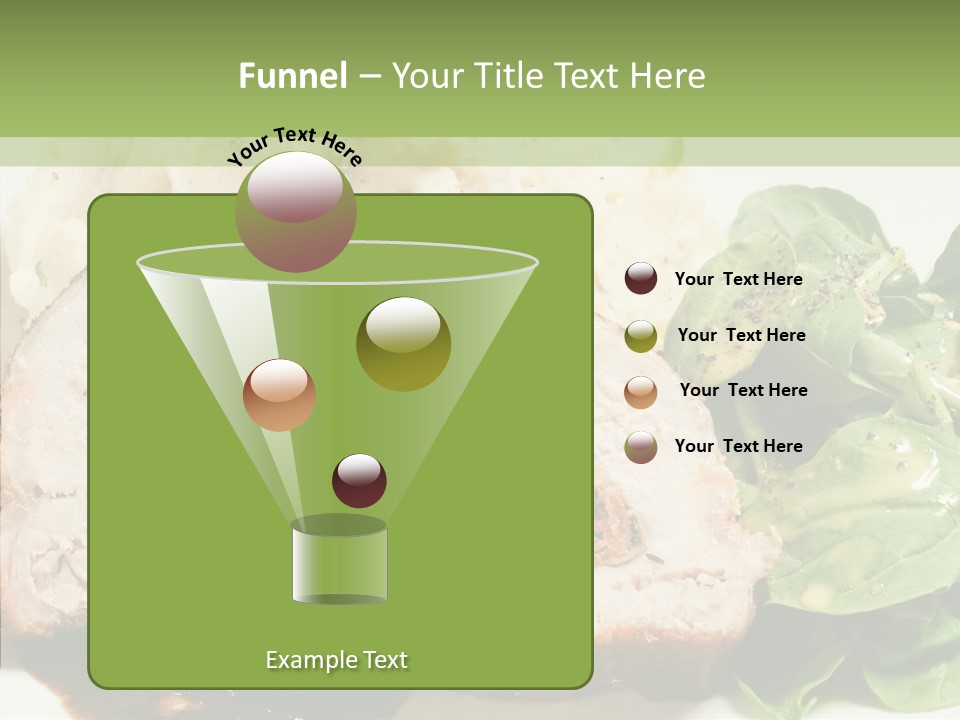 Horseradish Dinner Arugula PowerPoint Template