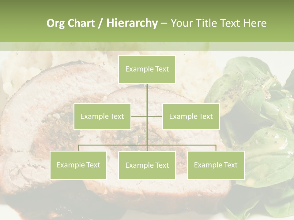 Horseradish Dinner Arugula PowerPoint Template