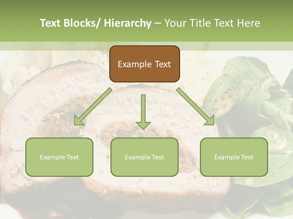 Horseradish Dinner Arugula PowerPoint Template
