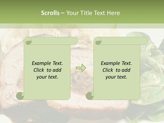 Horseradish Dinner Arugula PowerPoint Template