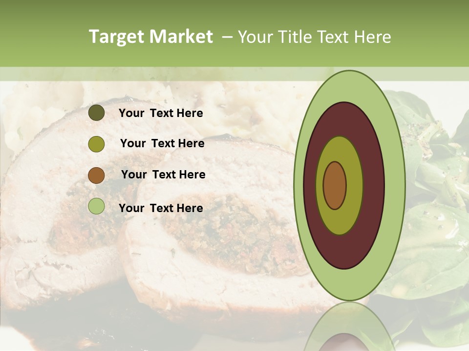 Horseradish Dinner Arugula PowerPoint Template