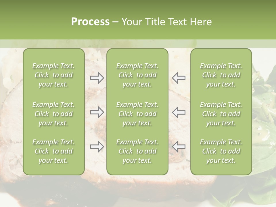 Horseradish Dinner Arugula PowerPoint Template