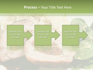Horseradish Dinner Arugula PowerPoint Template