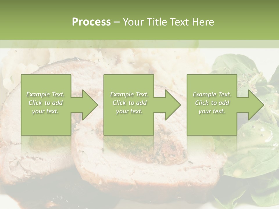Horseradish Dinner Arugula PowerPoint Template