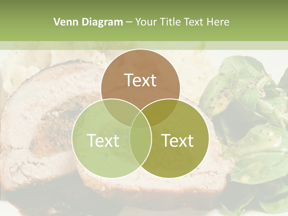 Horseradish Dinner Arugula PowerPoint Template
